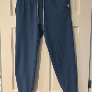 Men’s Vineyard Vines Heathered Blue Fleece Joggers